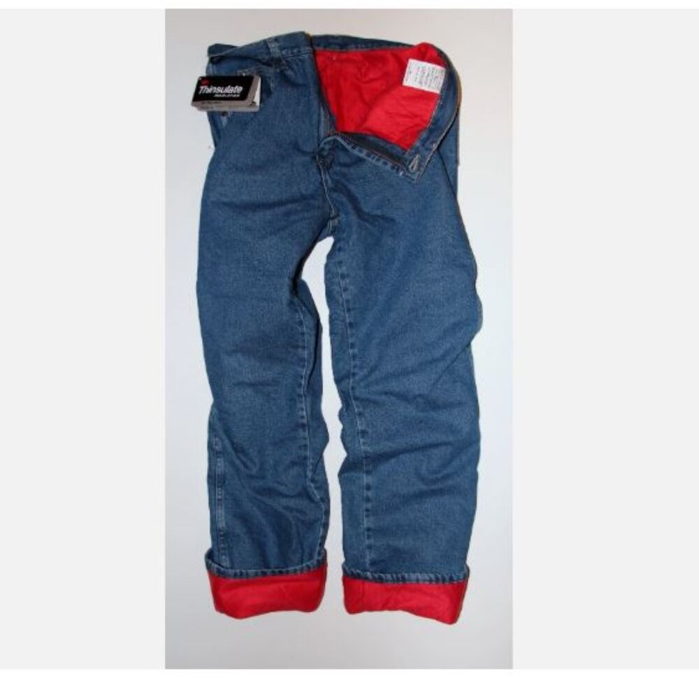 New Wrangler W40 L30 Rugged Wear Thermal Men`s Jeans Thinsulate Insulation 3M